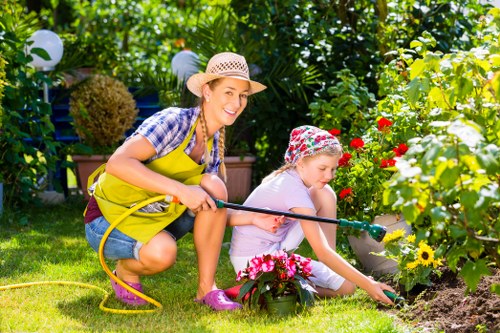Healthy outdoor space maintained by gardeners in Freezywater